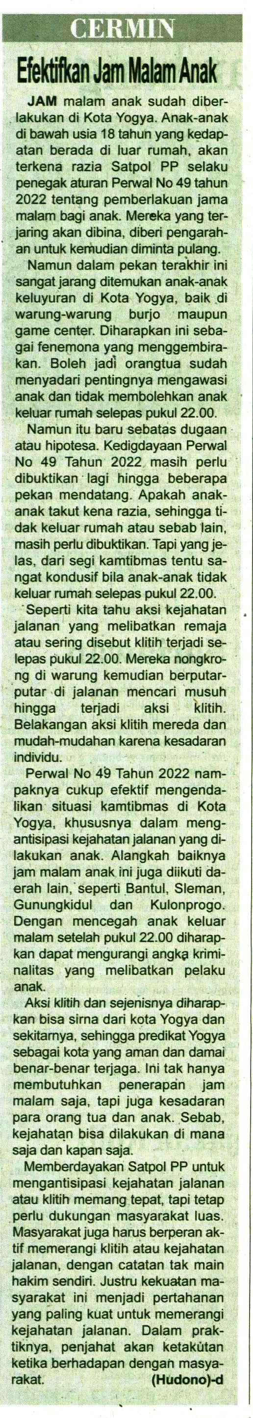 Kliping jogja terbaru