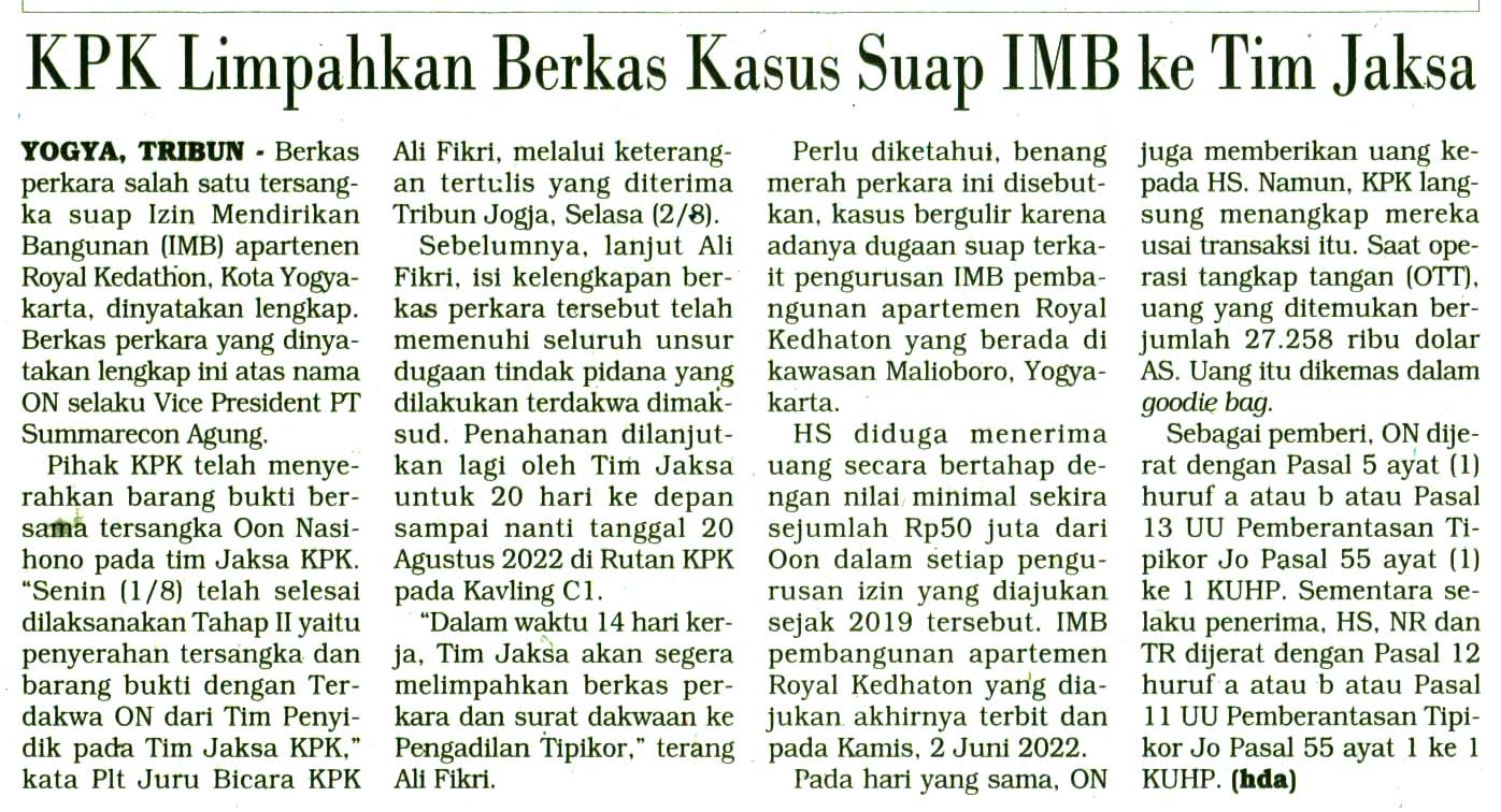 Kliping jogja terbaru