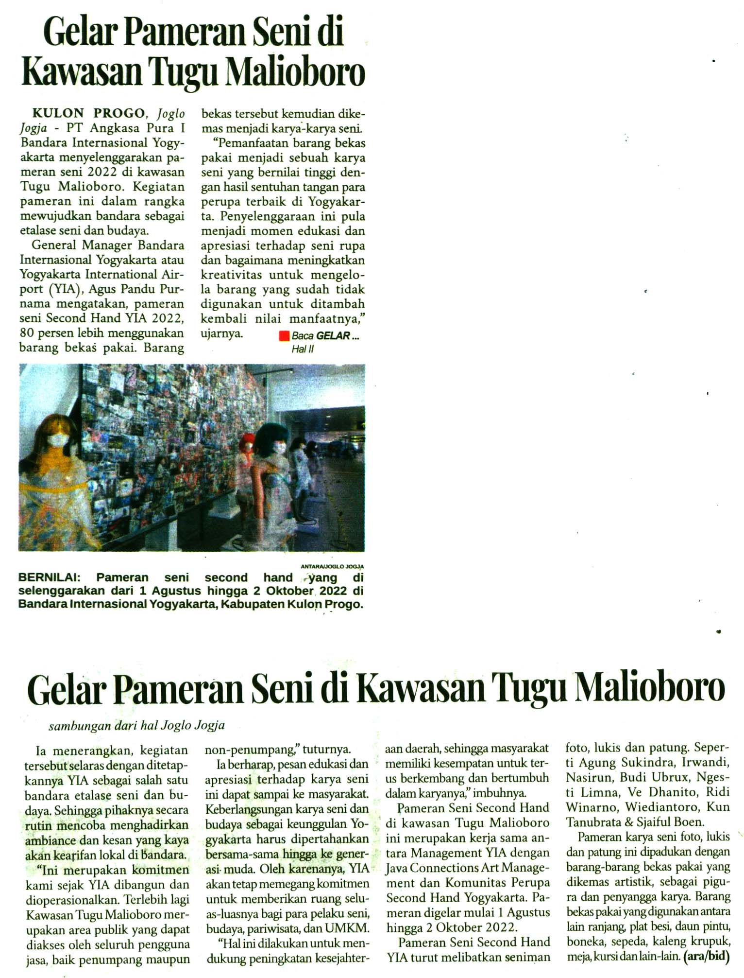 Kliping jogja terbaru