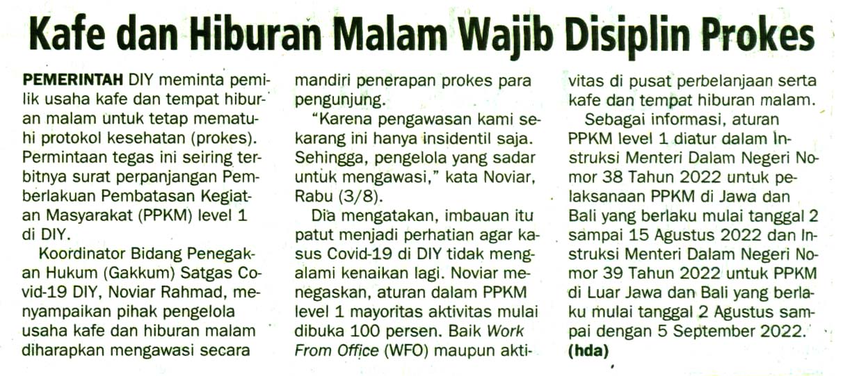 Kliping jogja terbaru
