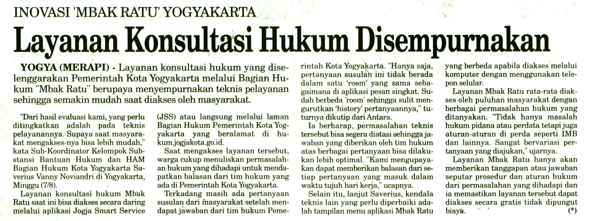 Kliping jogja terbaru