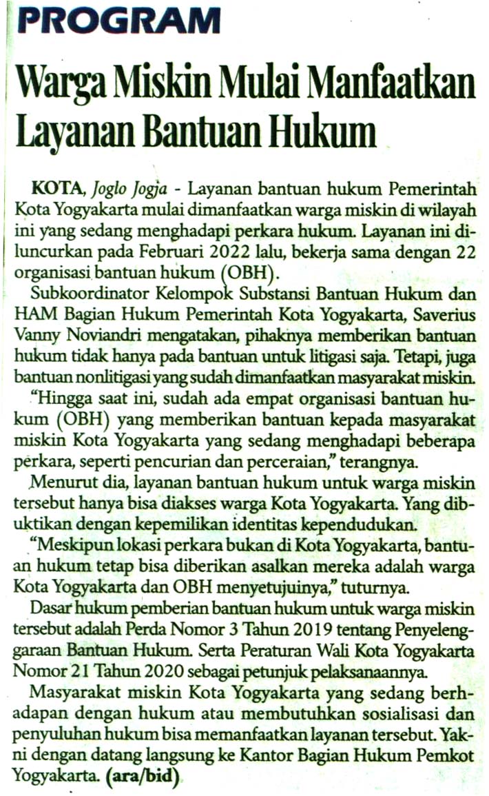 Kliping jogja terbaru