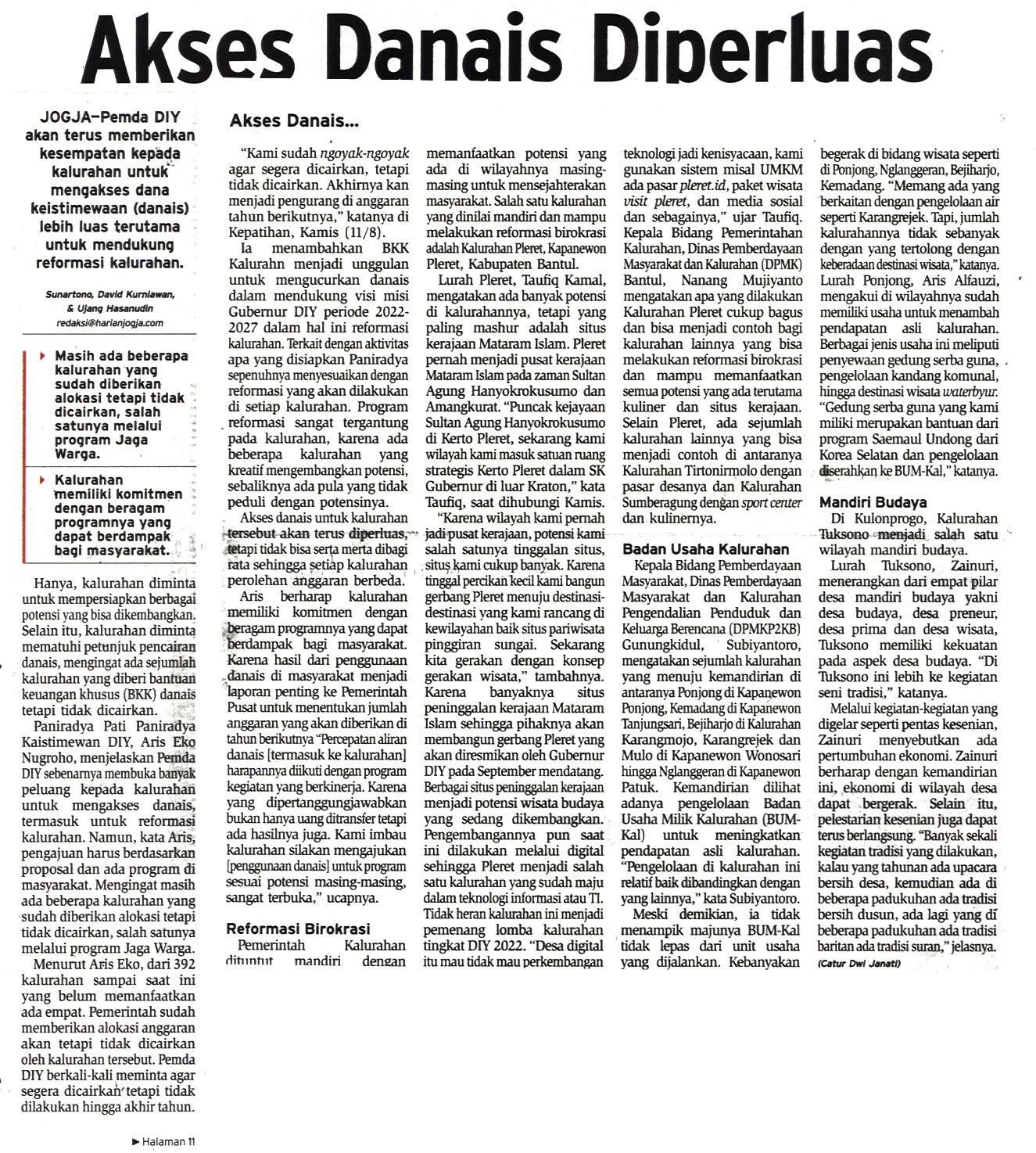 Kliping jogja terbaru