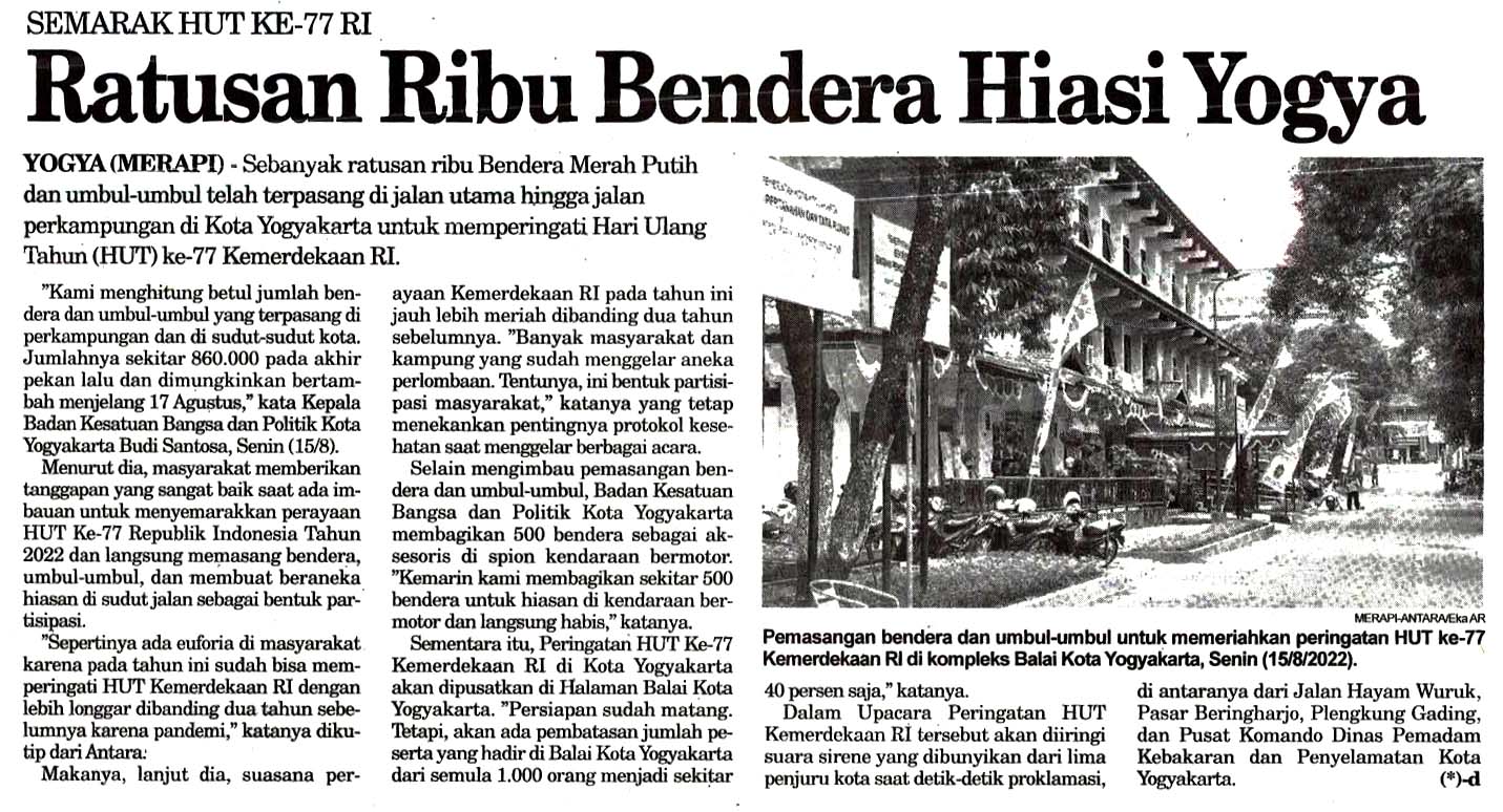 Kliping jogja terbaru