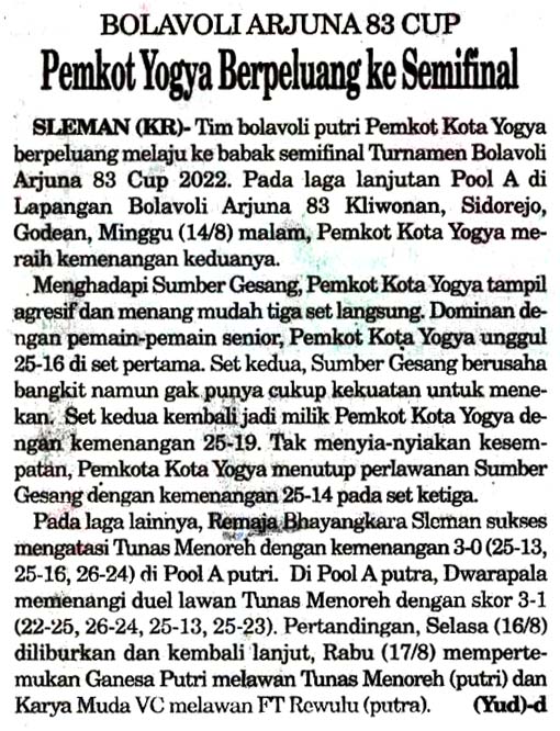 Kliping jogja terbaru
