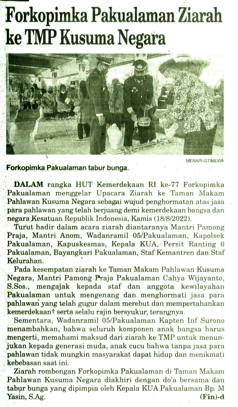 Kliping jogja terbaru
