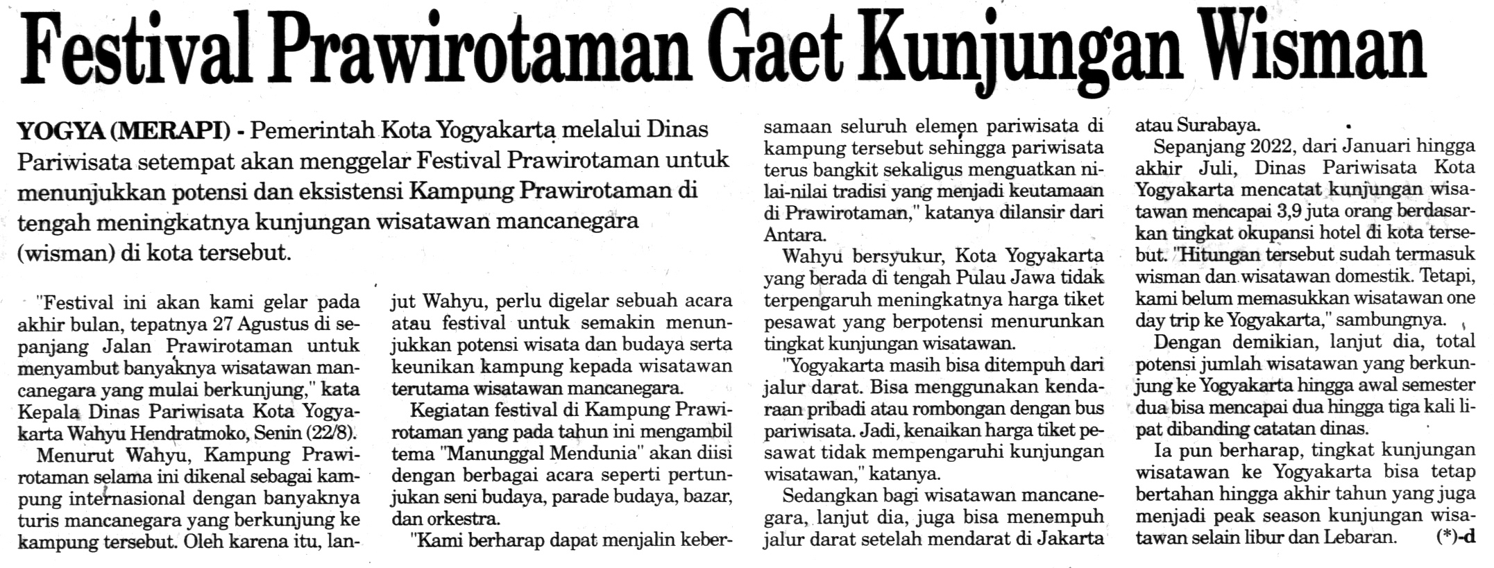 Kliping jogja terbaru
