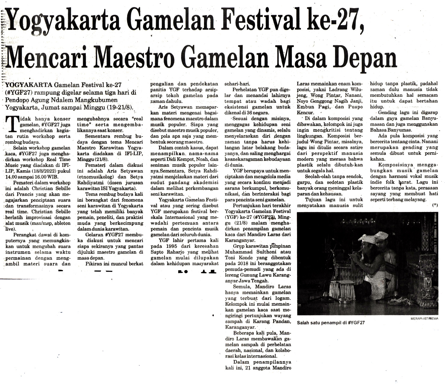 Kliping jogja terbaru