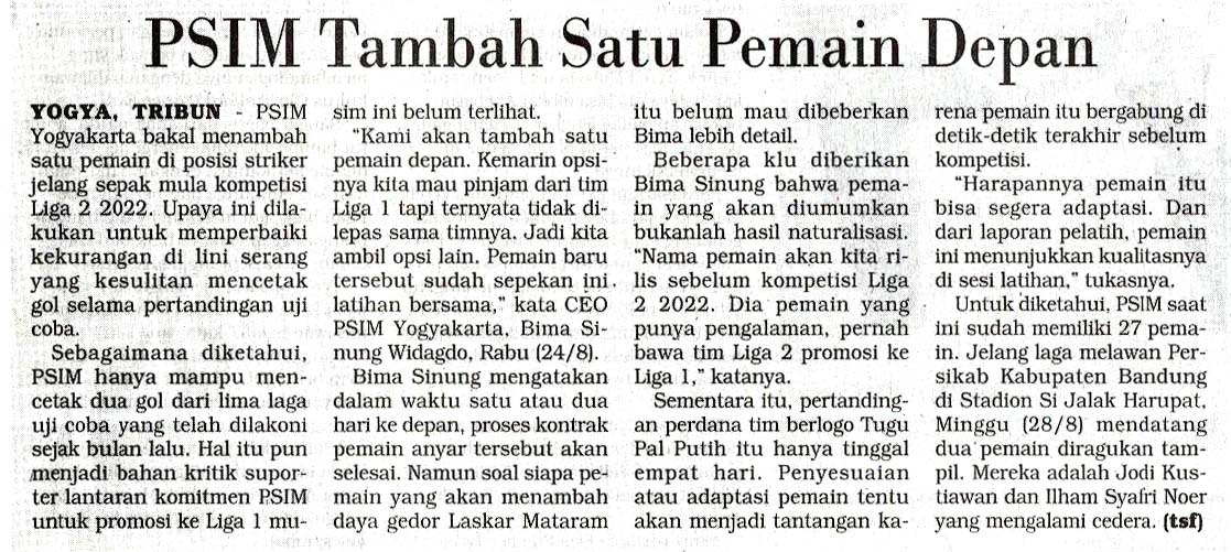 Kliping jogja terbaru