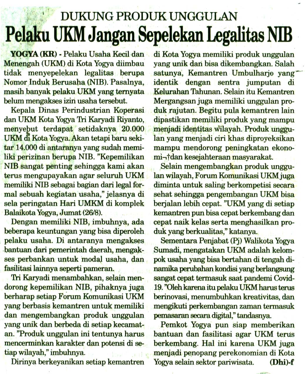 Kliping jogja terbaru