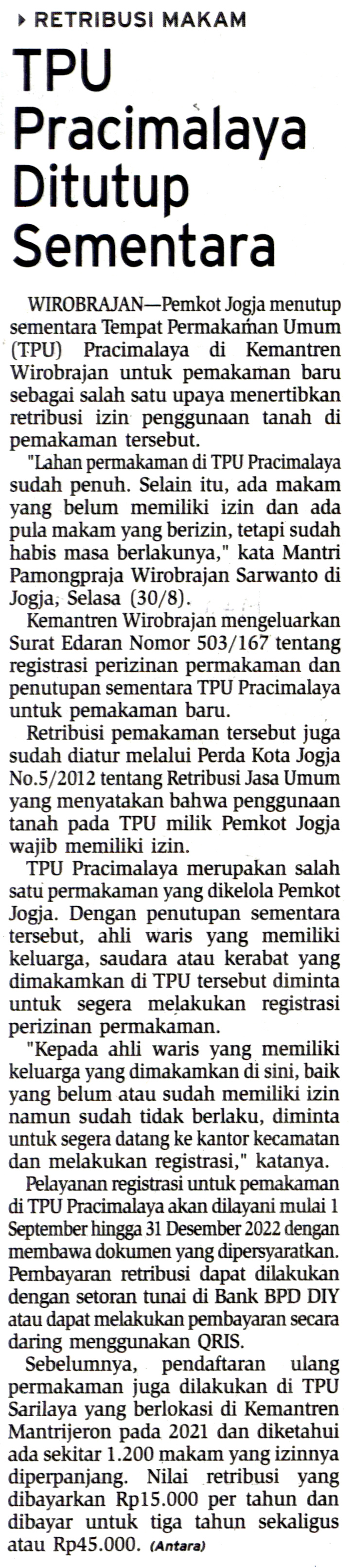 Kliping jogja terbaru
