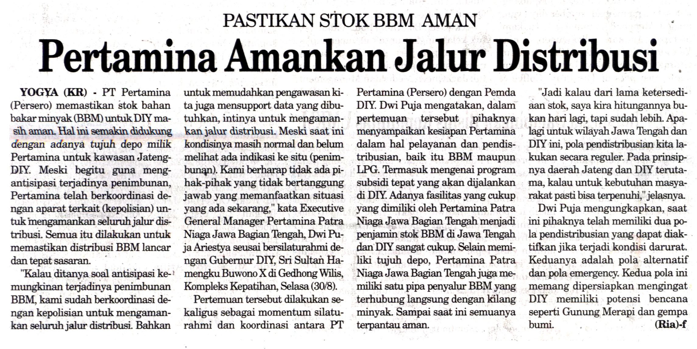 Kliping jogja terbaru