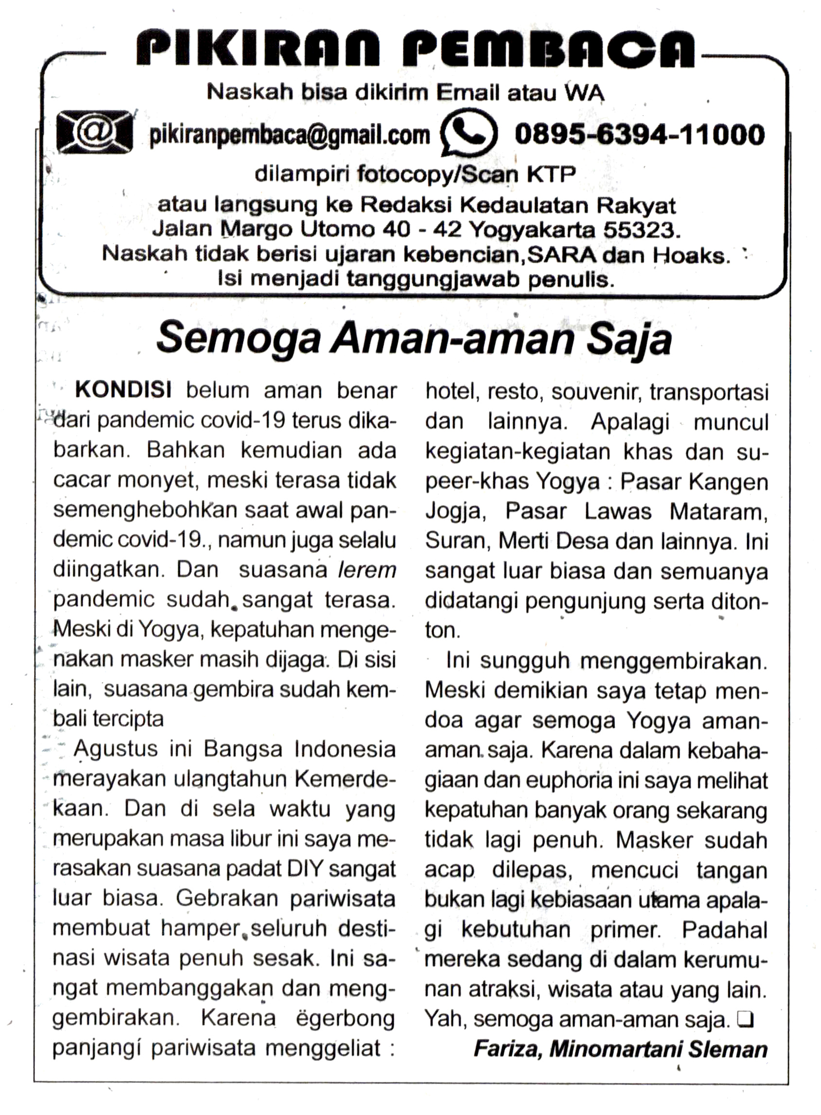Kliping jogja terbaru