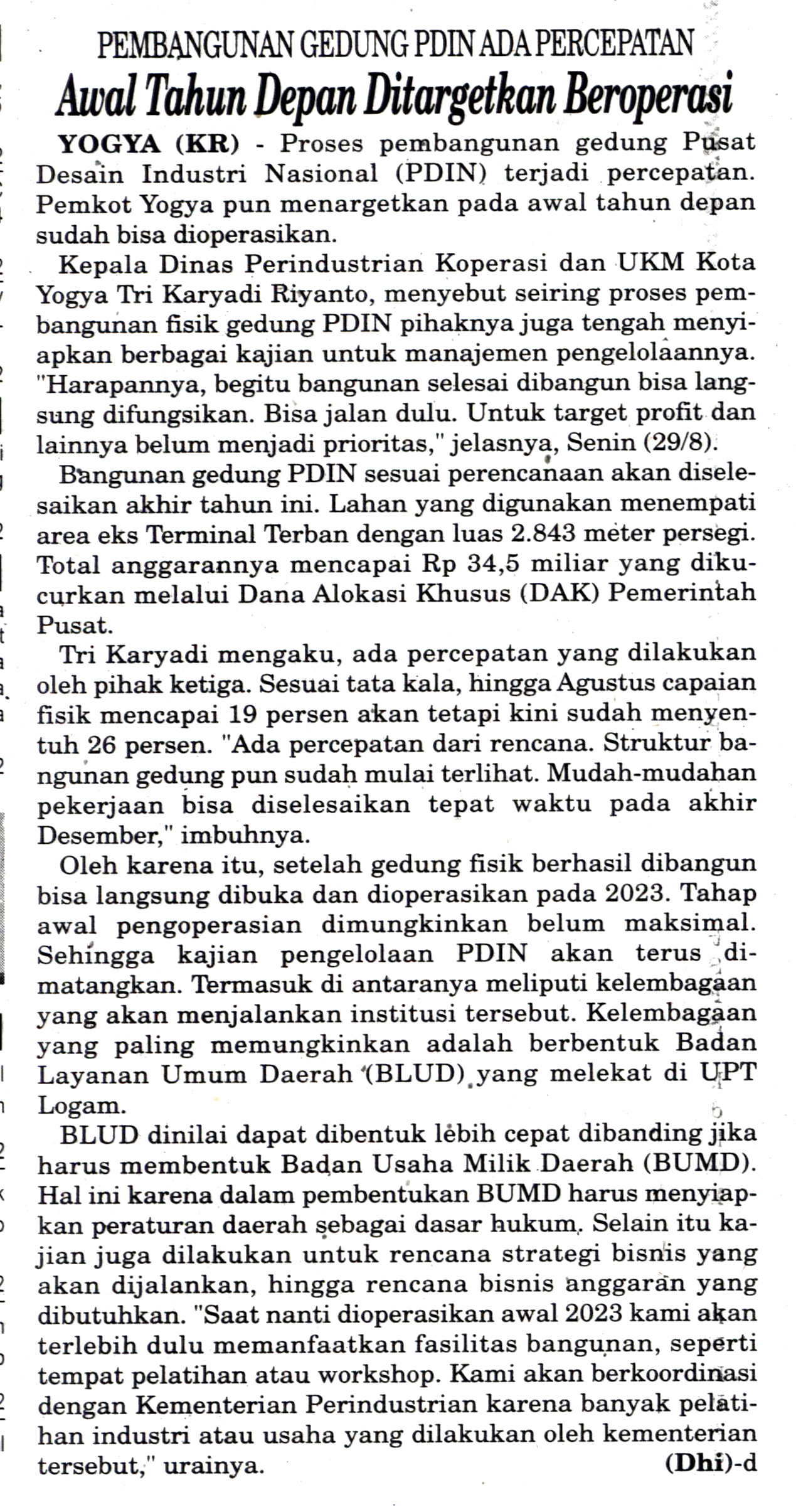 Kliping jogja terbaru