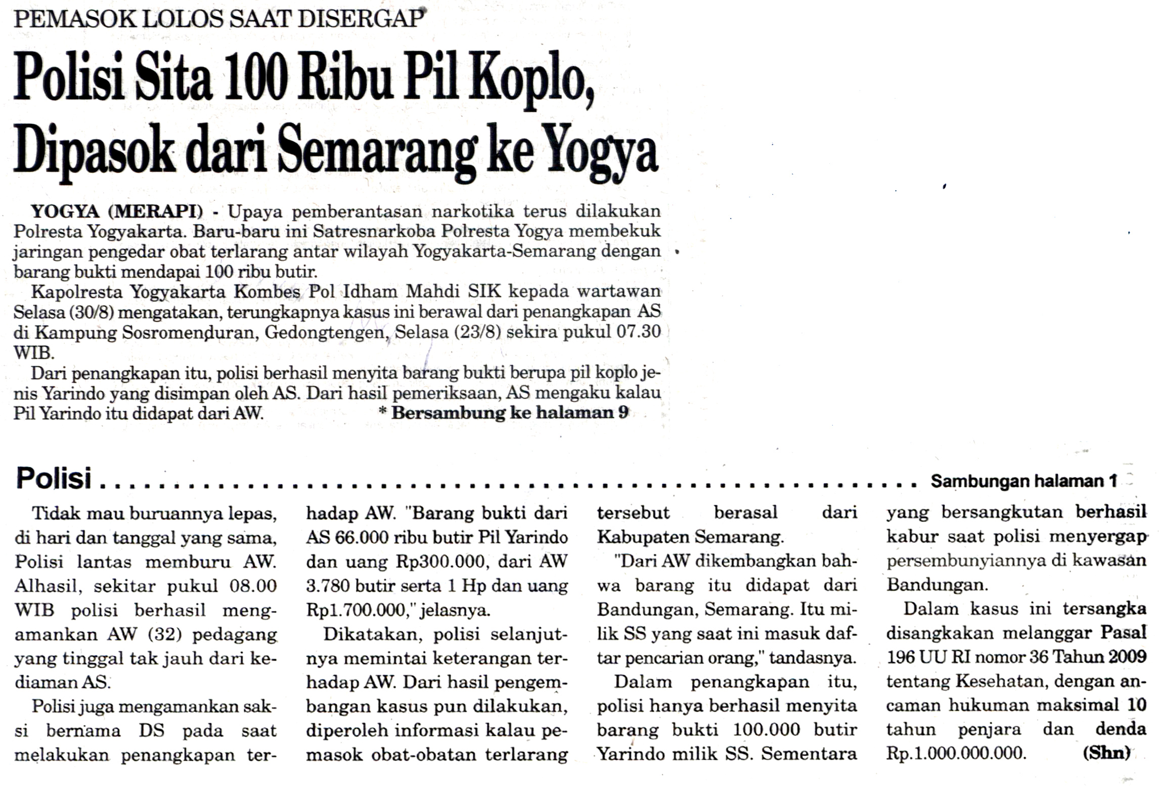 Kliping jogja terbaru