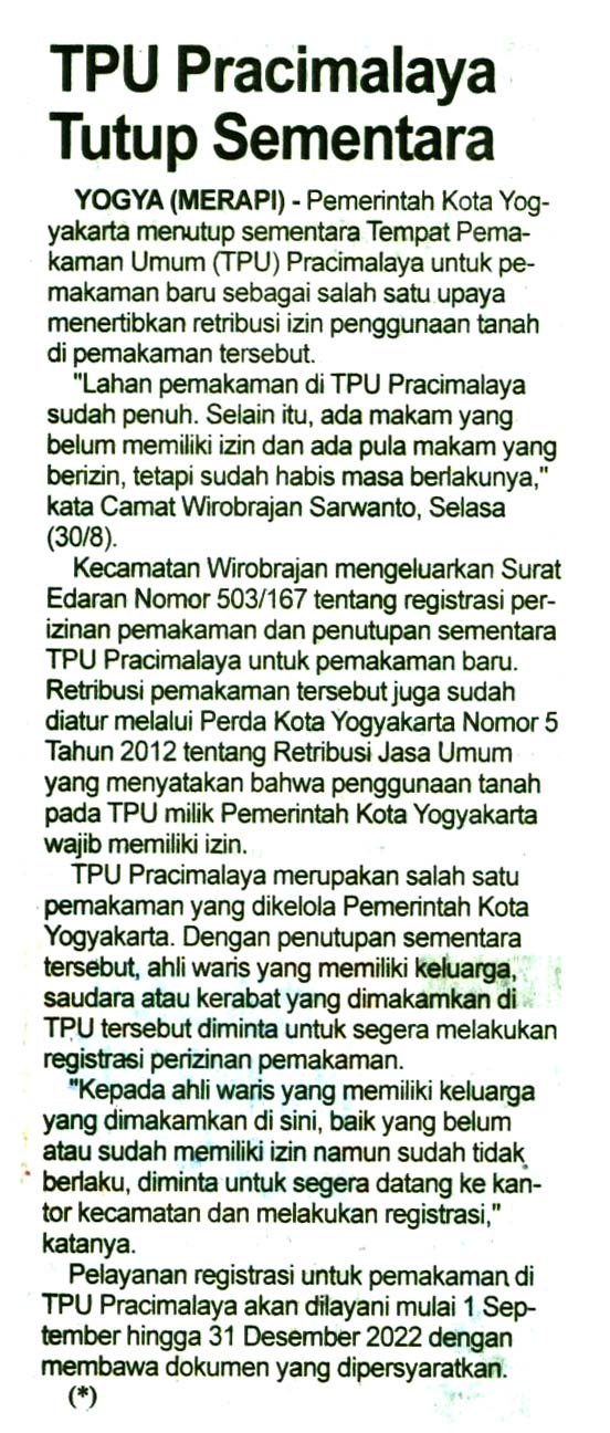 Kliping jogja terbaru