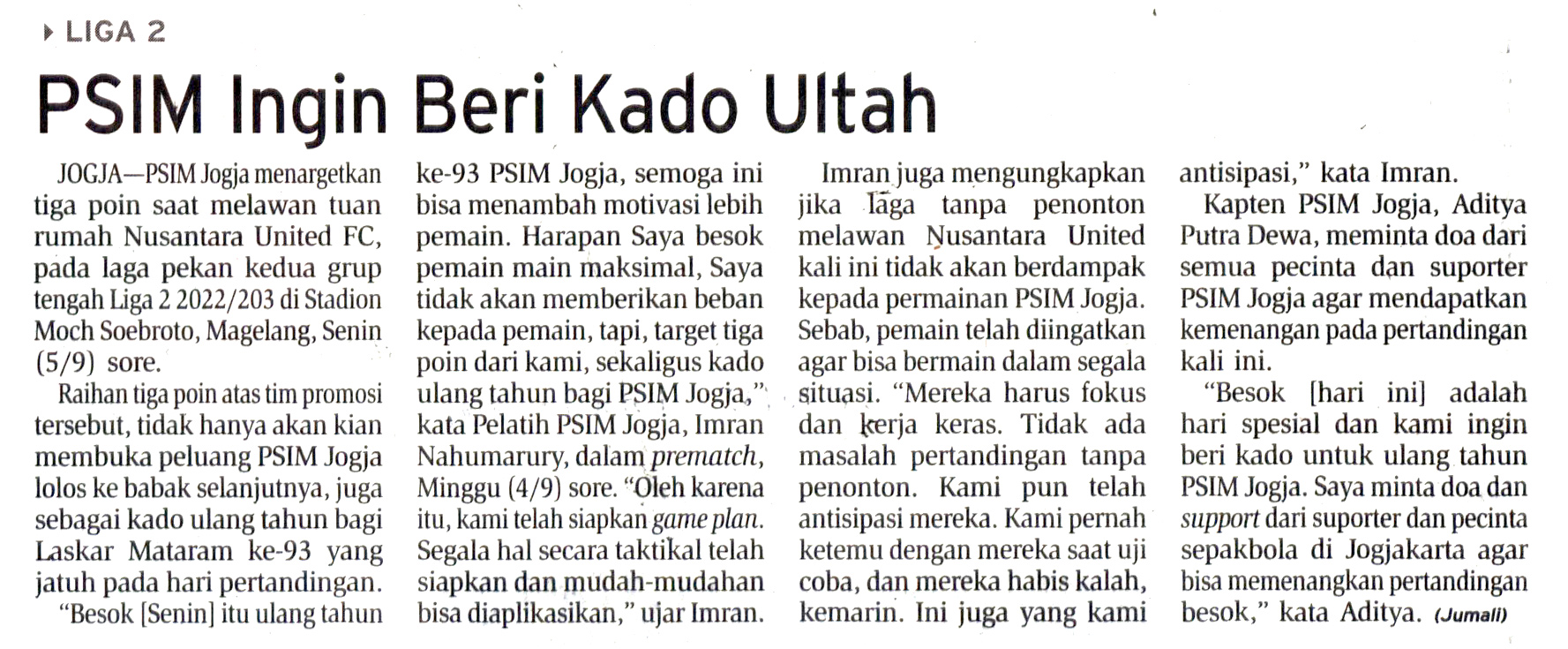 Kliping jogja terbaru