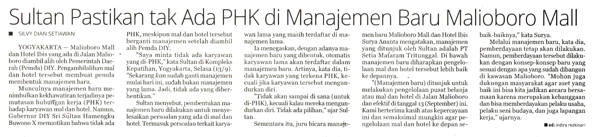 Kliping jogja terbaru
