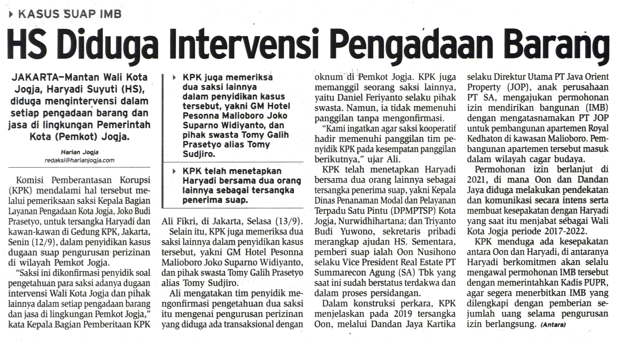 Kliping jogja terbaru