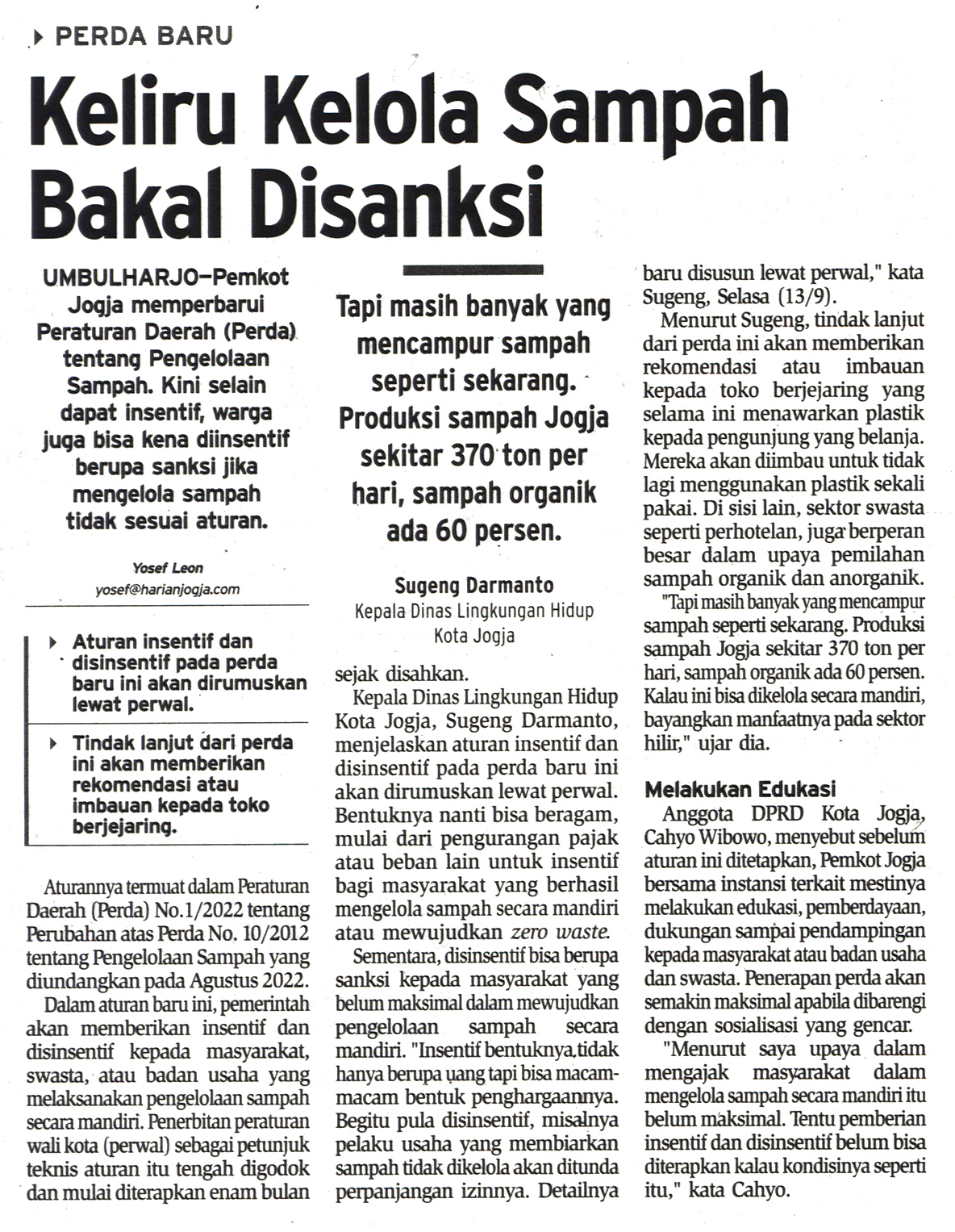 Kliping jogja terbaru