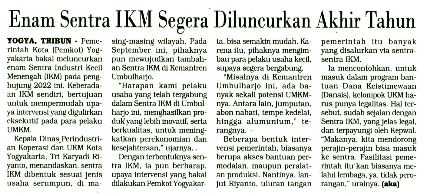 Kliping jogja terbaru