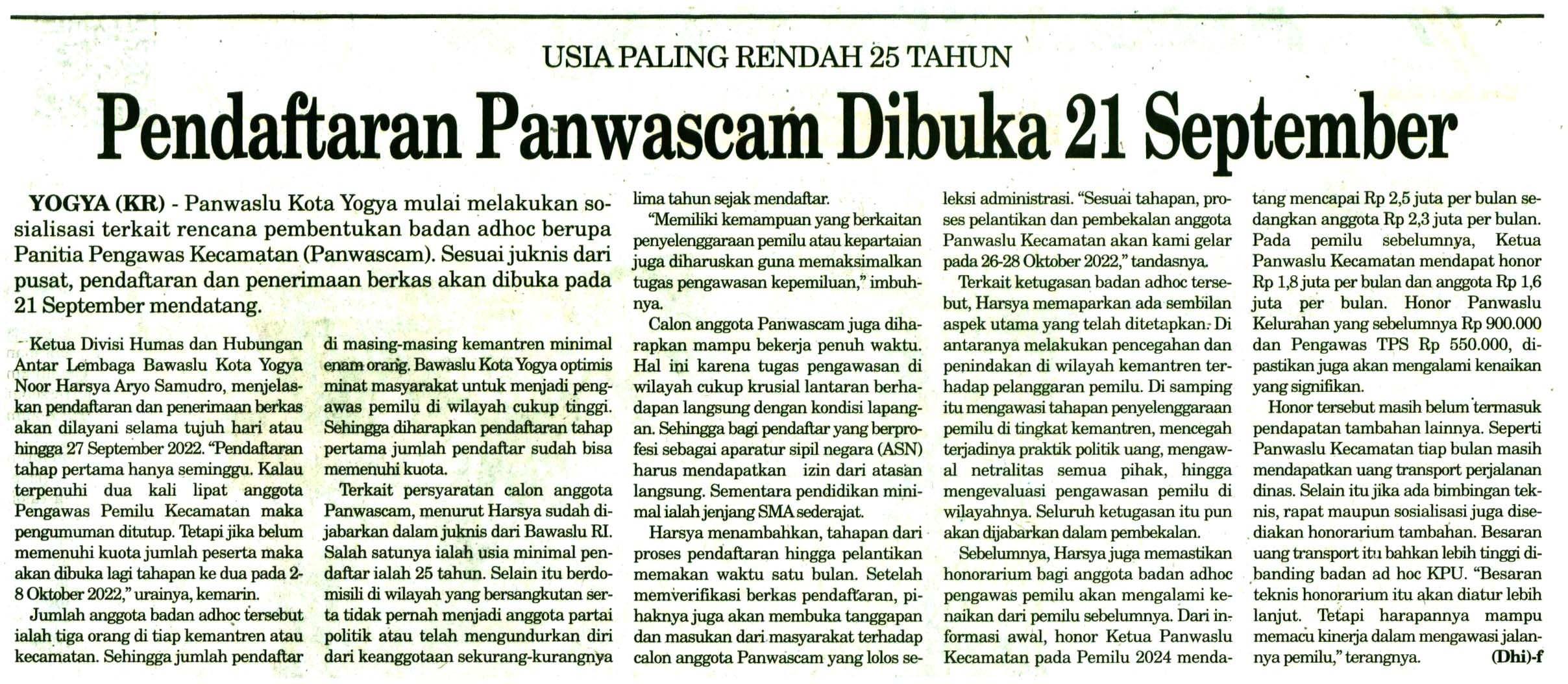 Kliping jogja terbaru
