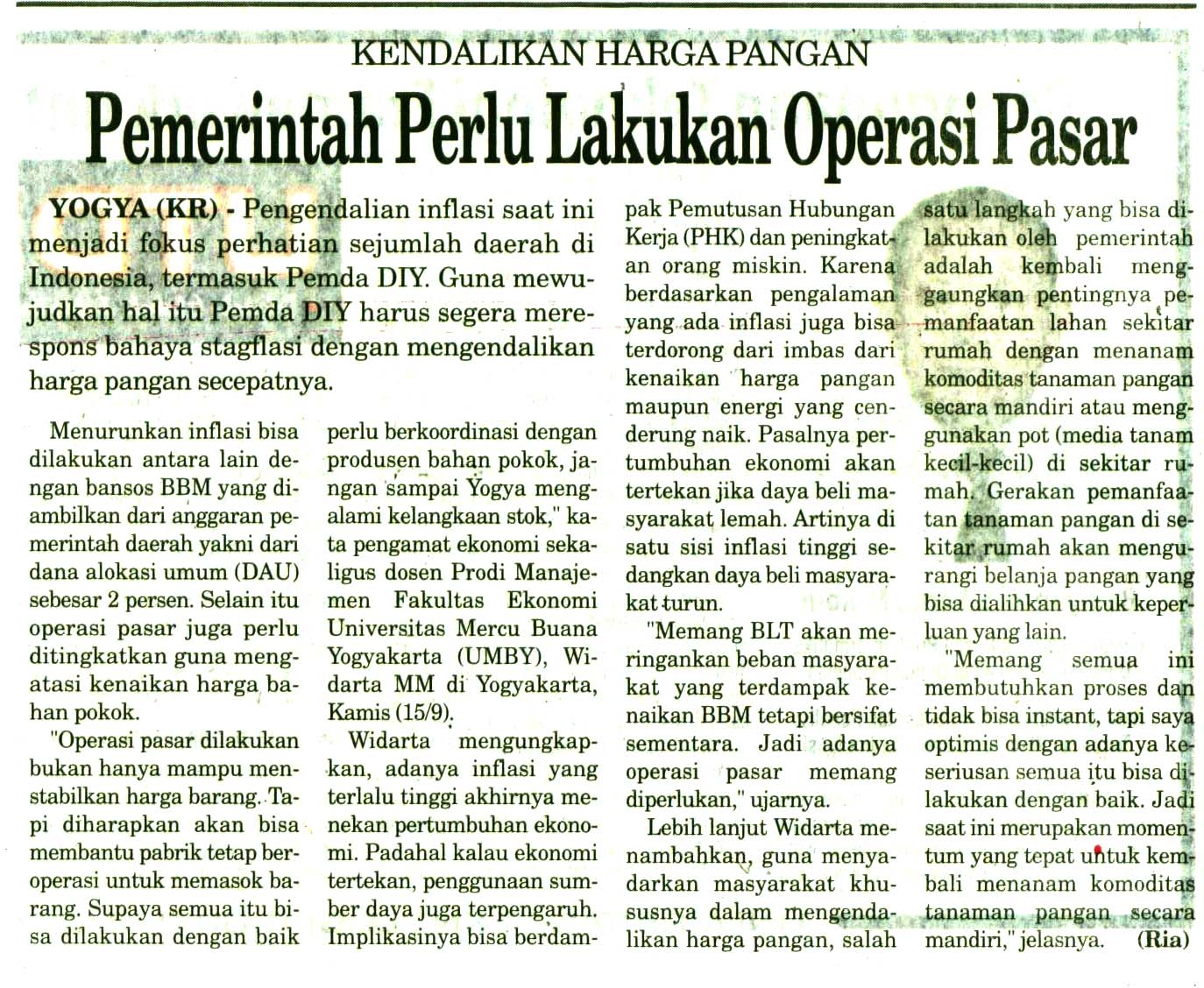 Kliping jogja terbaru