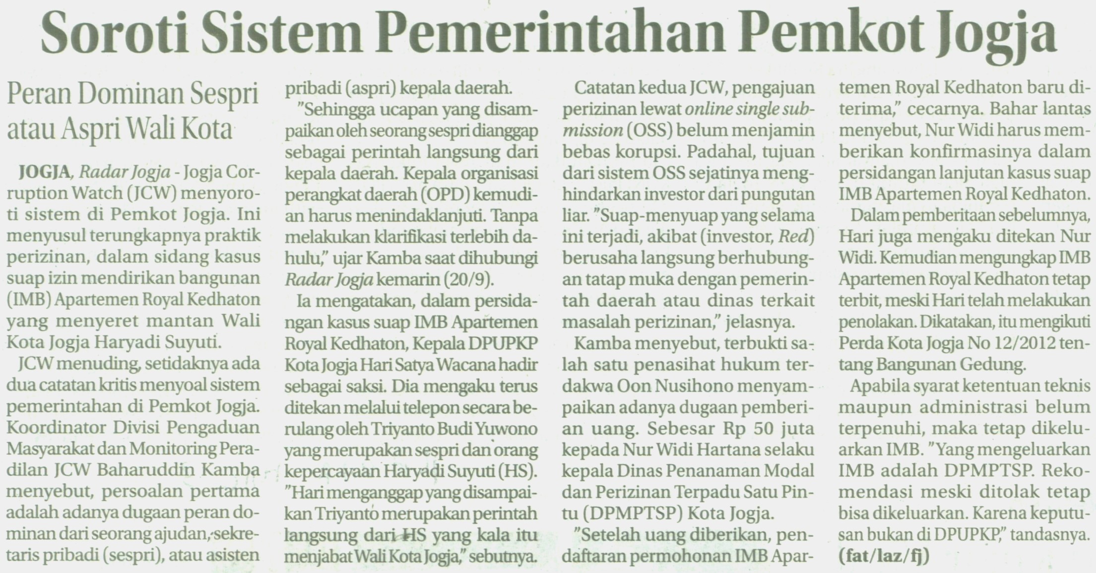 Kliping jogja terbaru