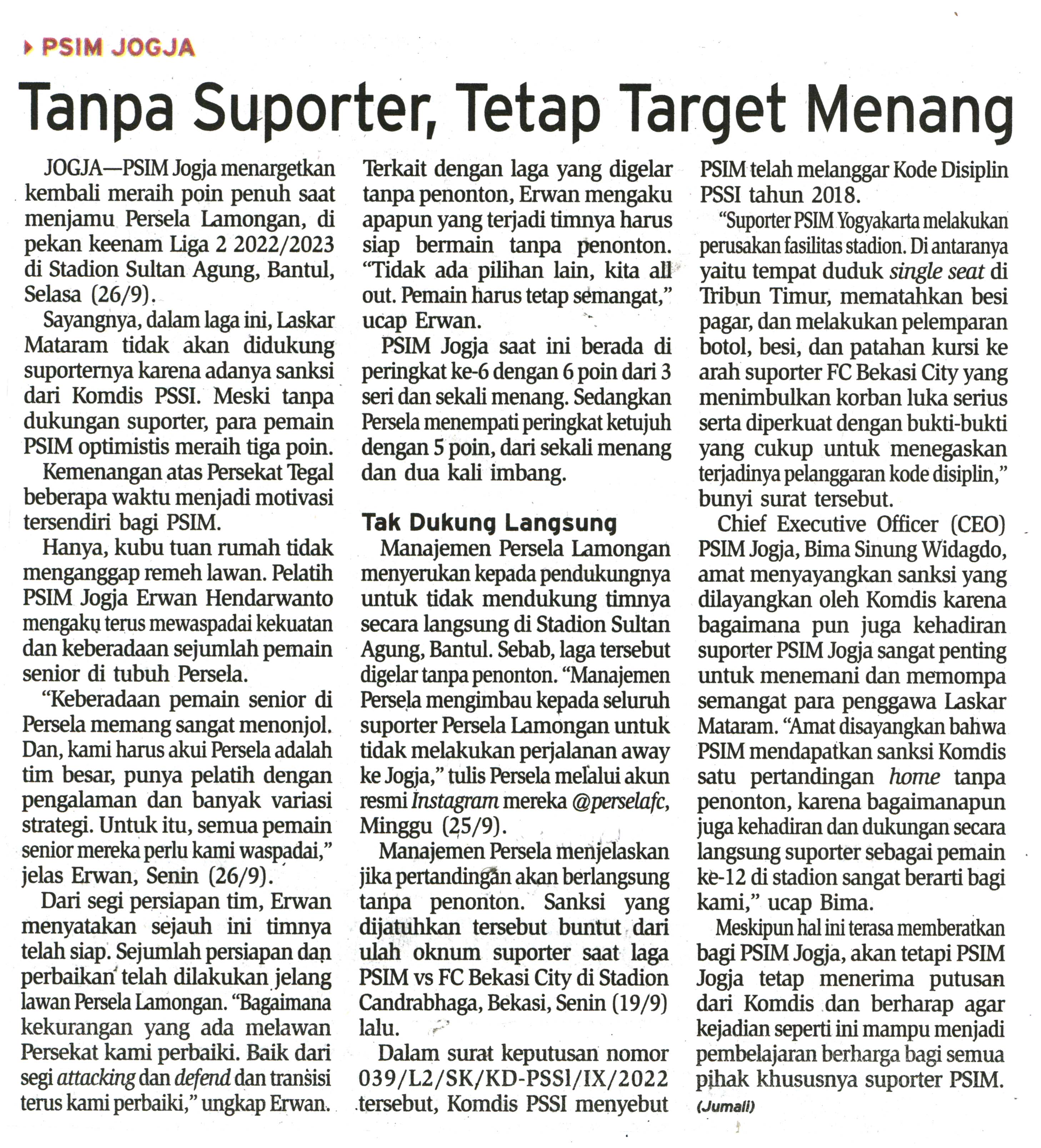 Kliping jogja terbaru
