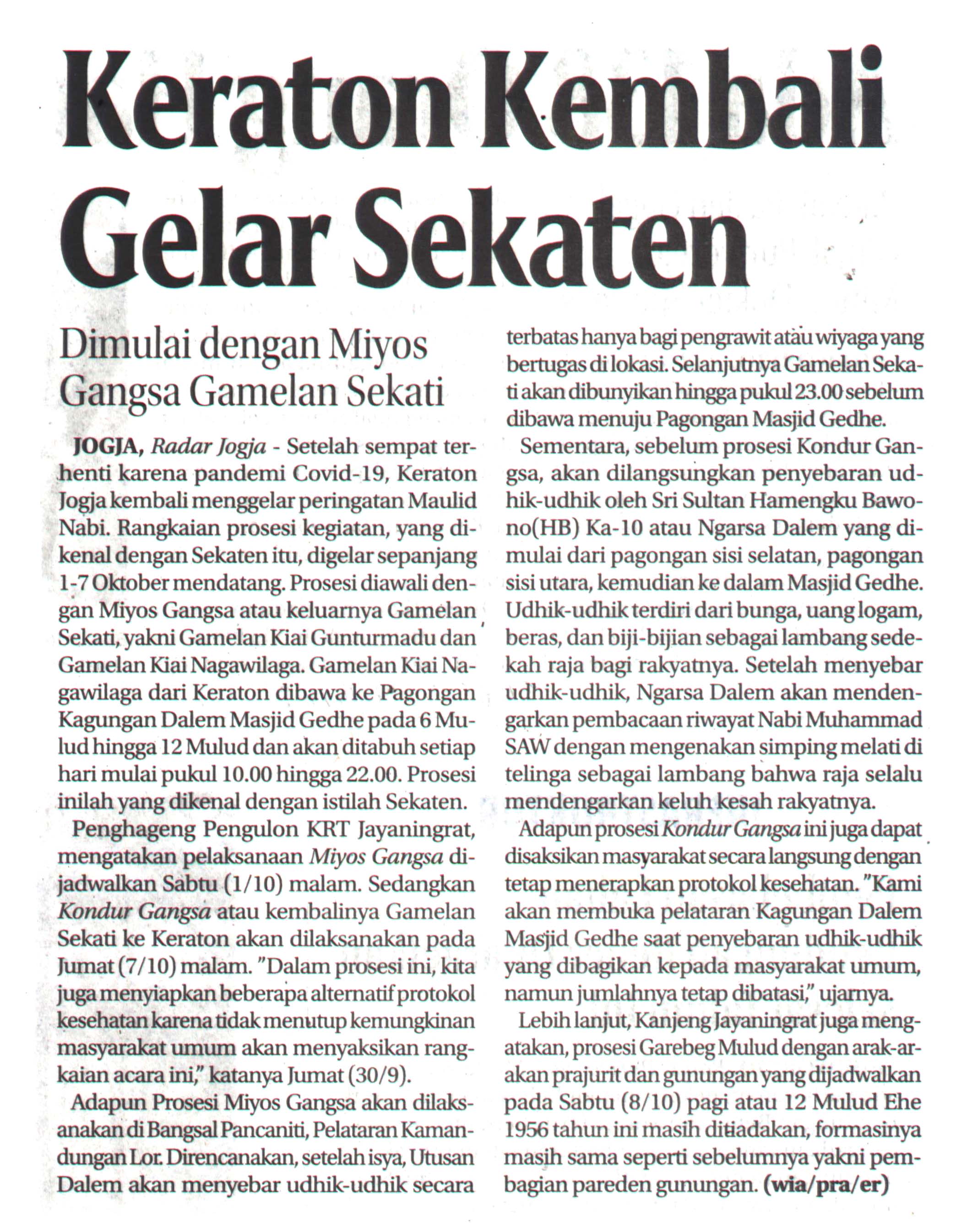 Kliping jogja terbaru