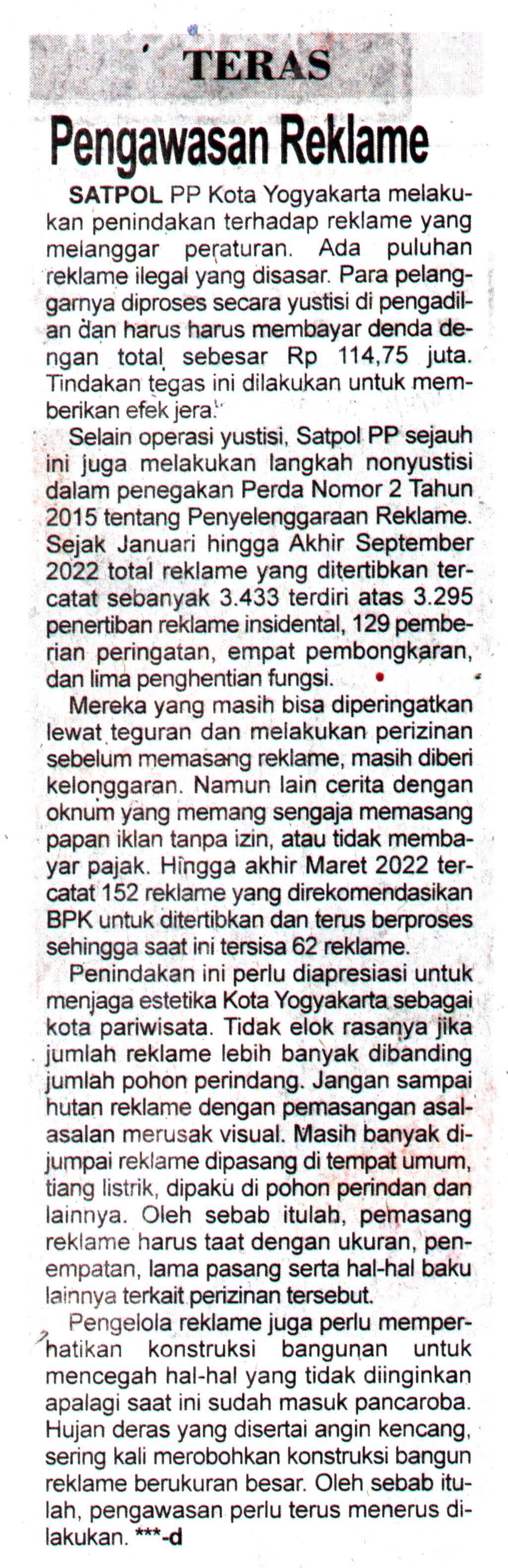 Kliping jogja terbaru