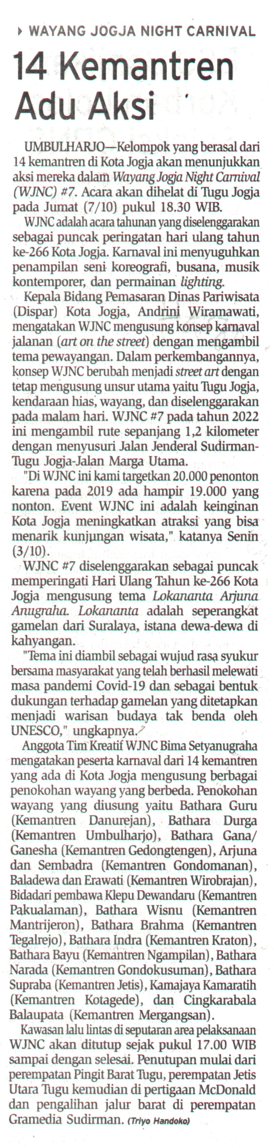 Kliping jogja terbaru