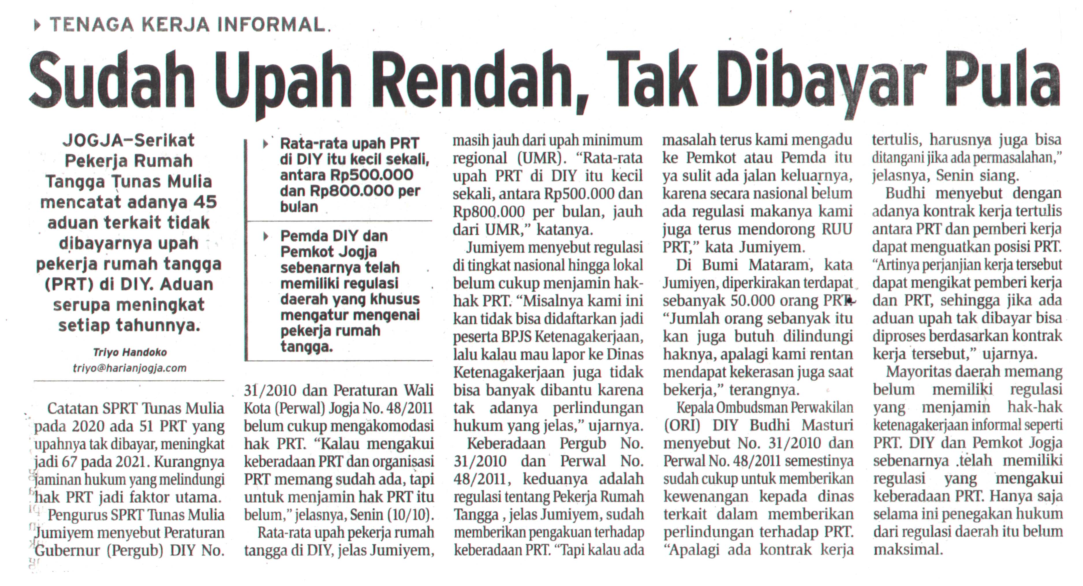 Kliping jogja terbaru