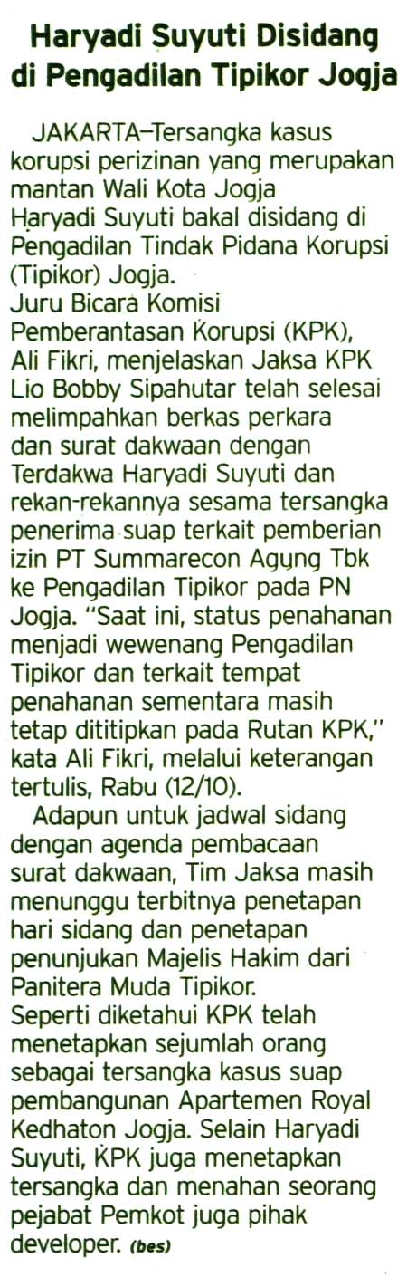 Kliping jogja terbaru