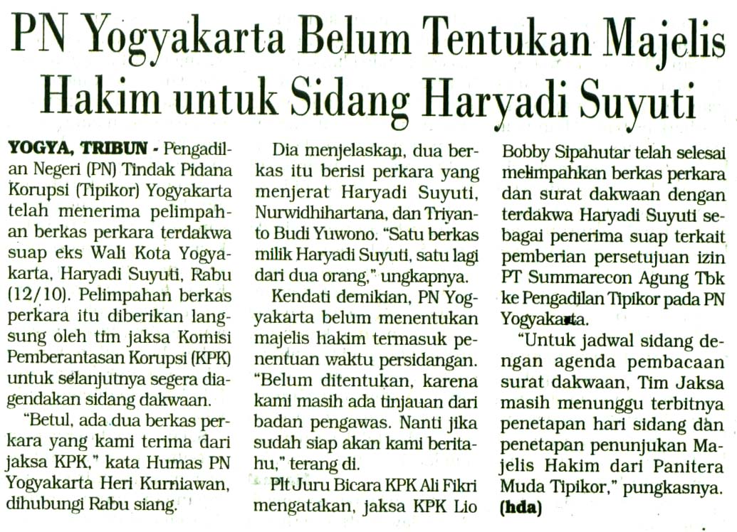 Kliping jogja terbaru