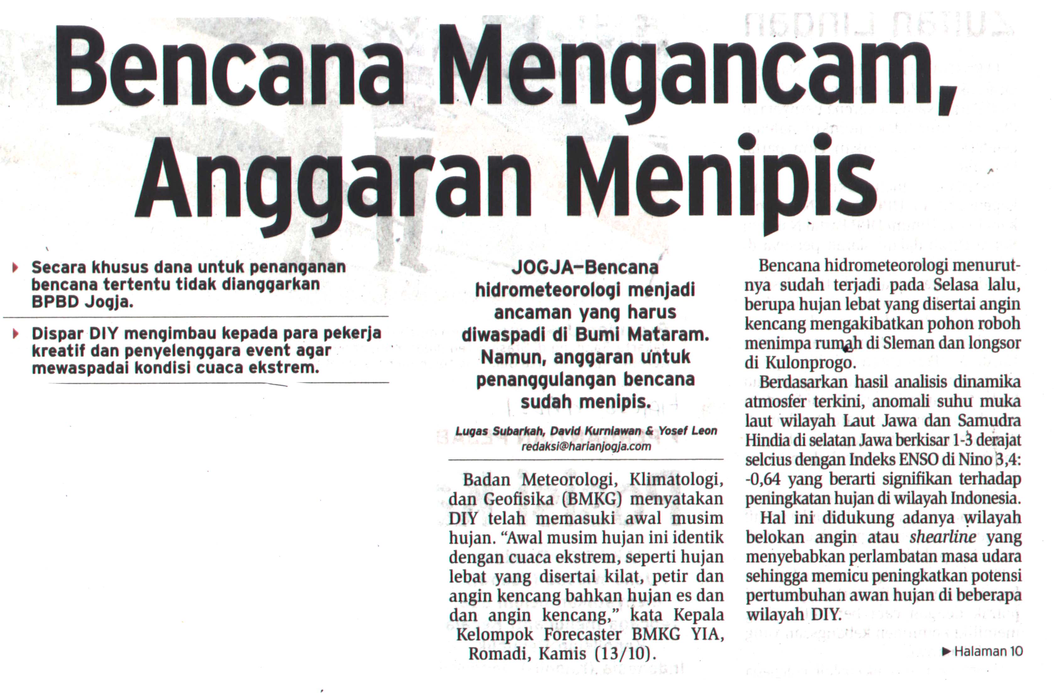 Kliping jogja terbaru