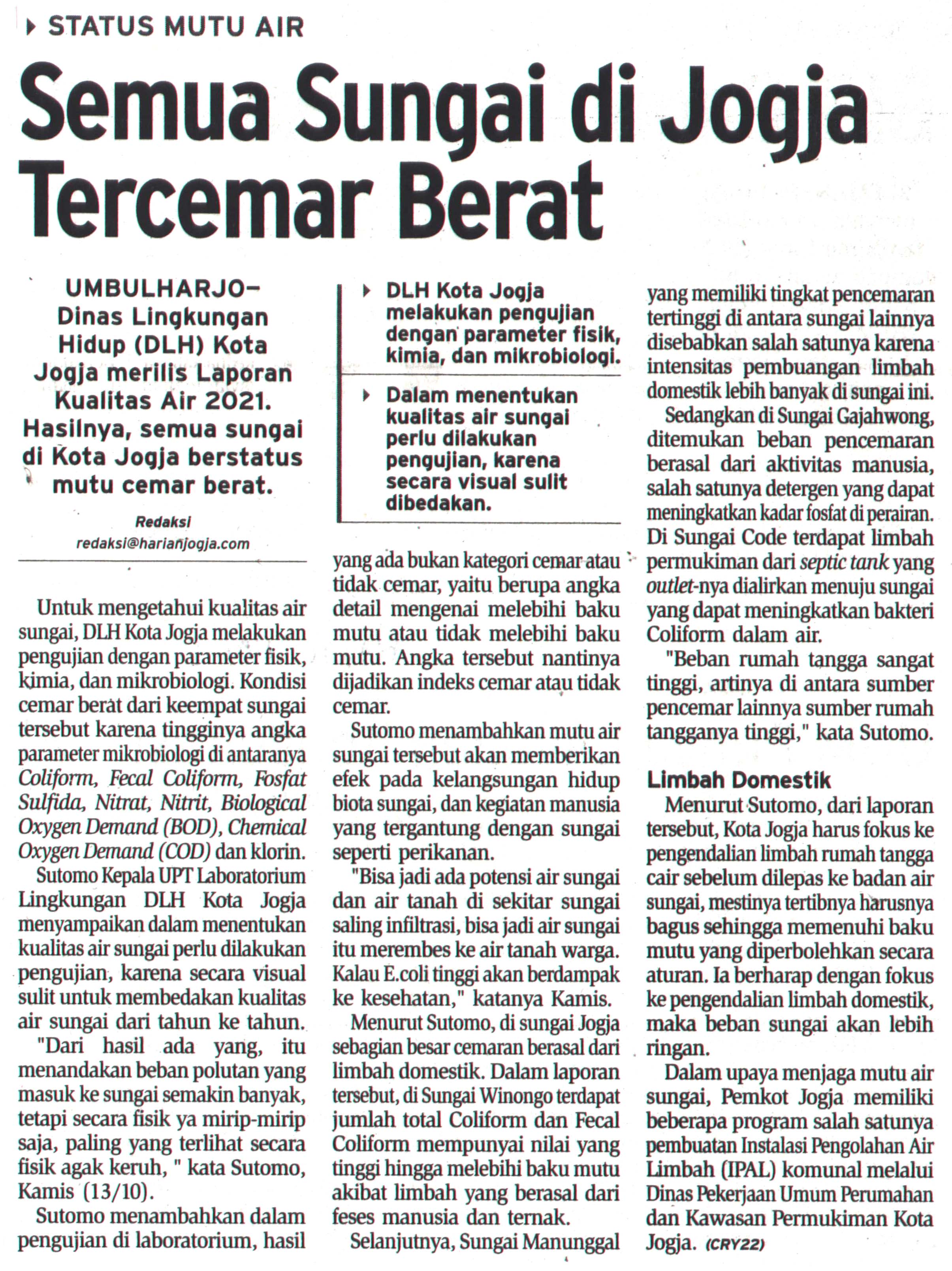 Kliping jogja terbaru