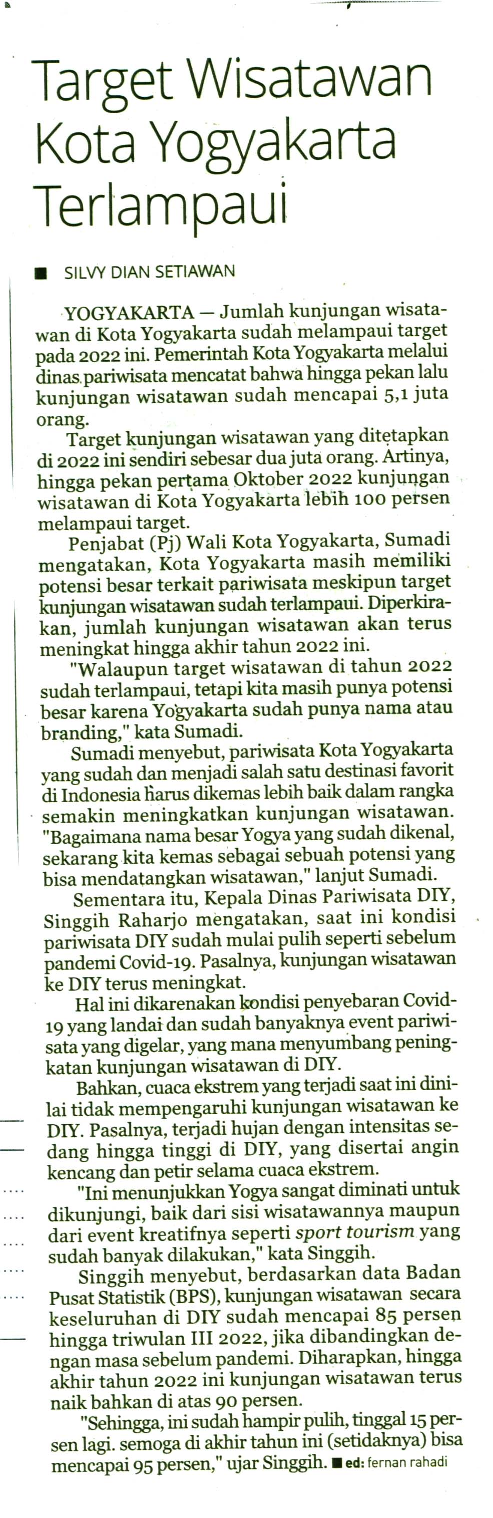 Kliping jogja terbaru