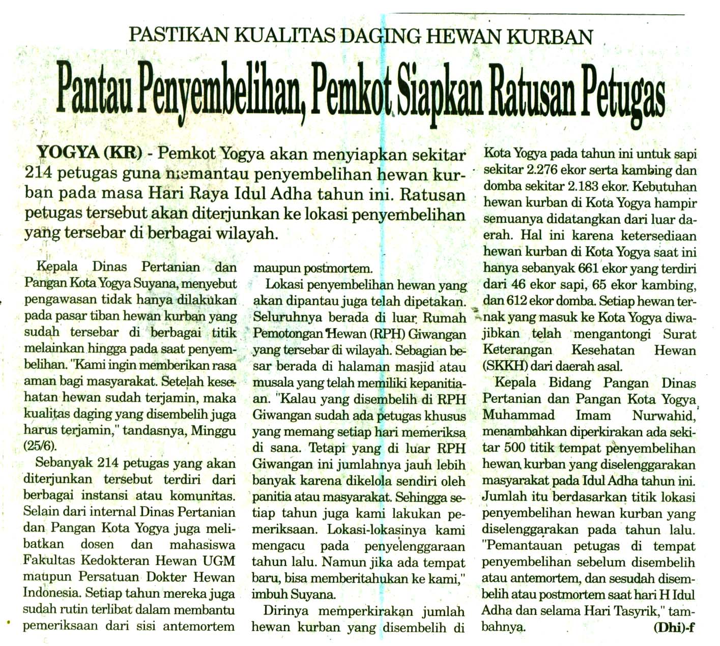 Kliping jogja terbaru