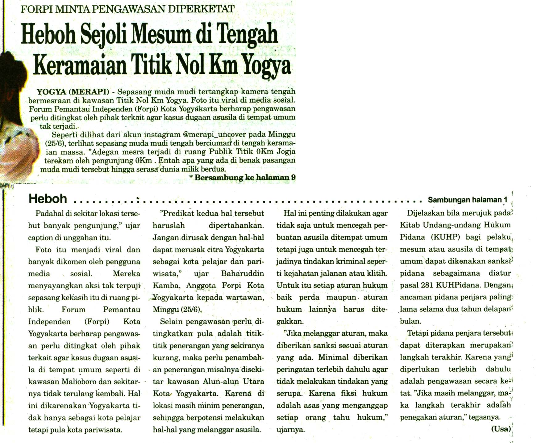 Kliping jogja terbaru