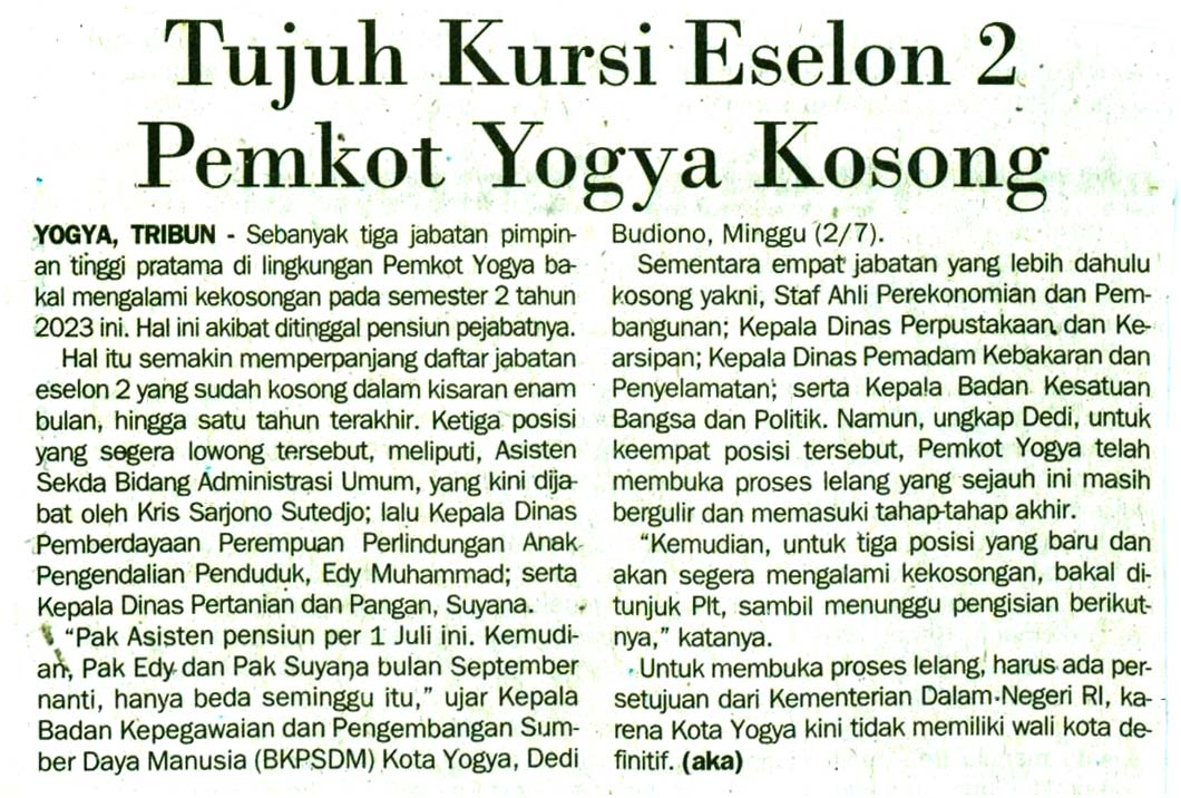 Kliping jogja terbaru