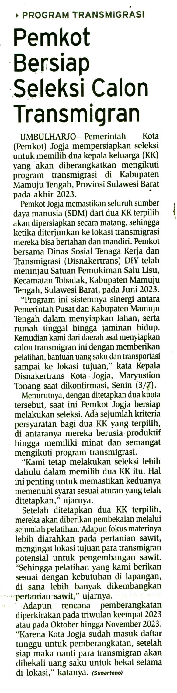 Kliping jogja terbaru