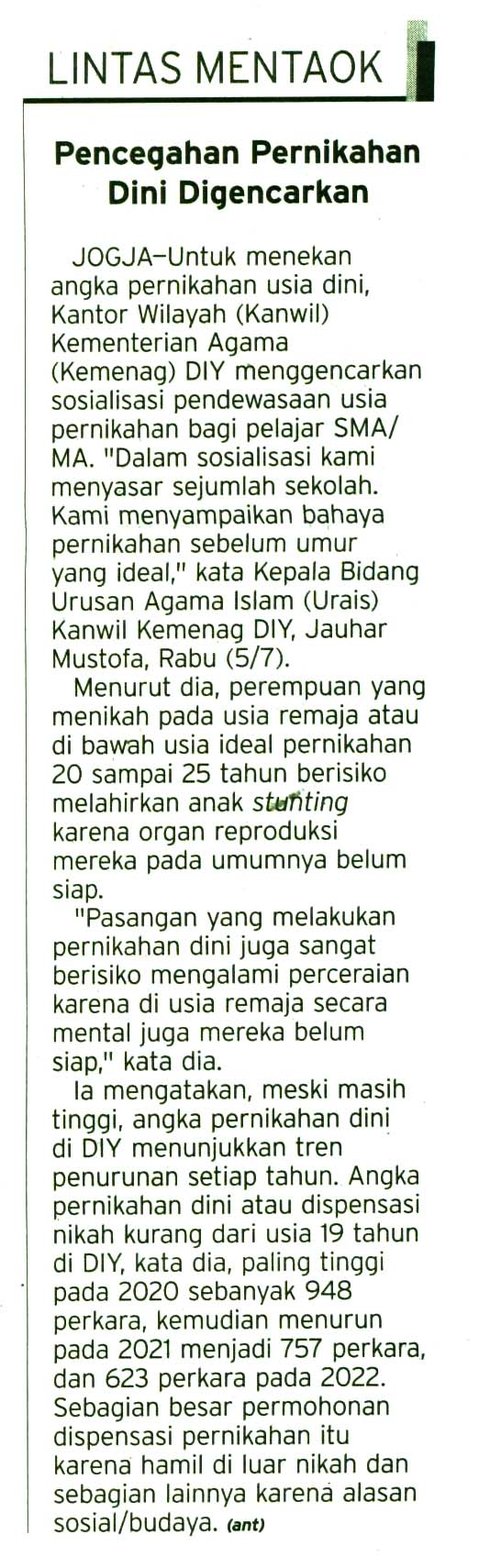 Kliping jogja terbaru