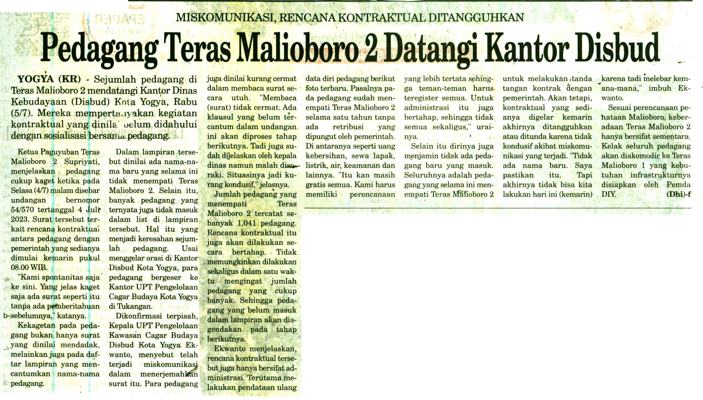Kliping jogja terbaru