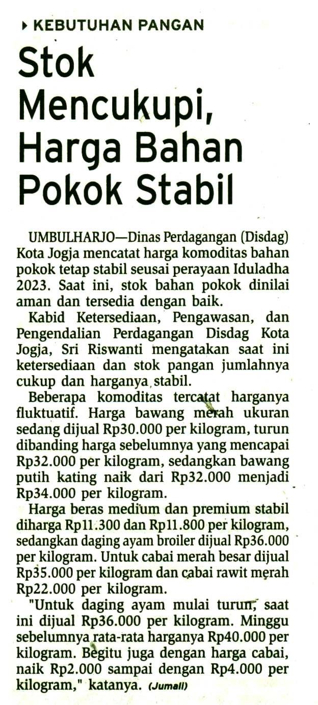 Kliping jogja terbaru