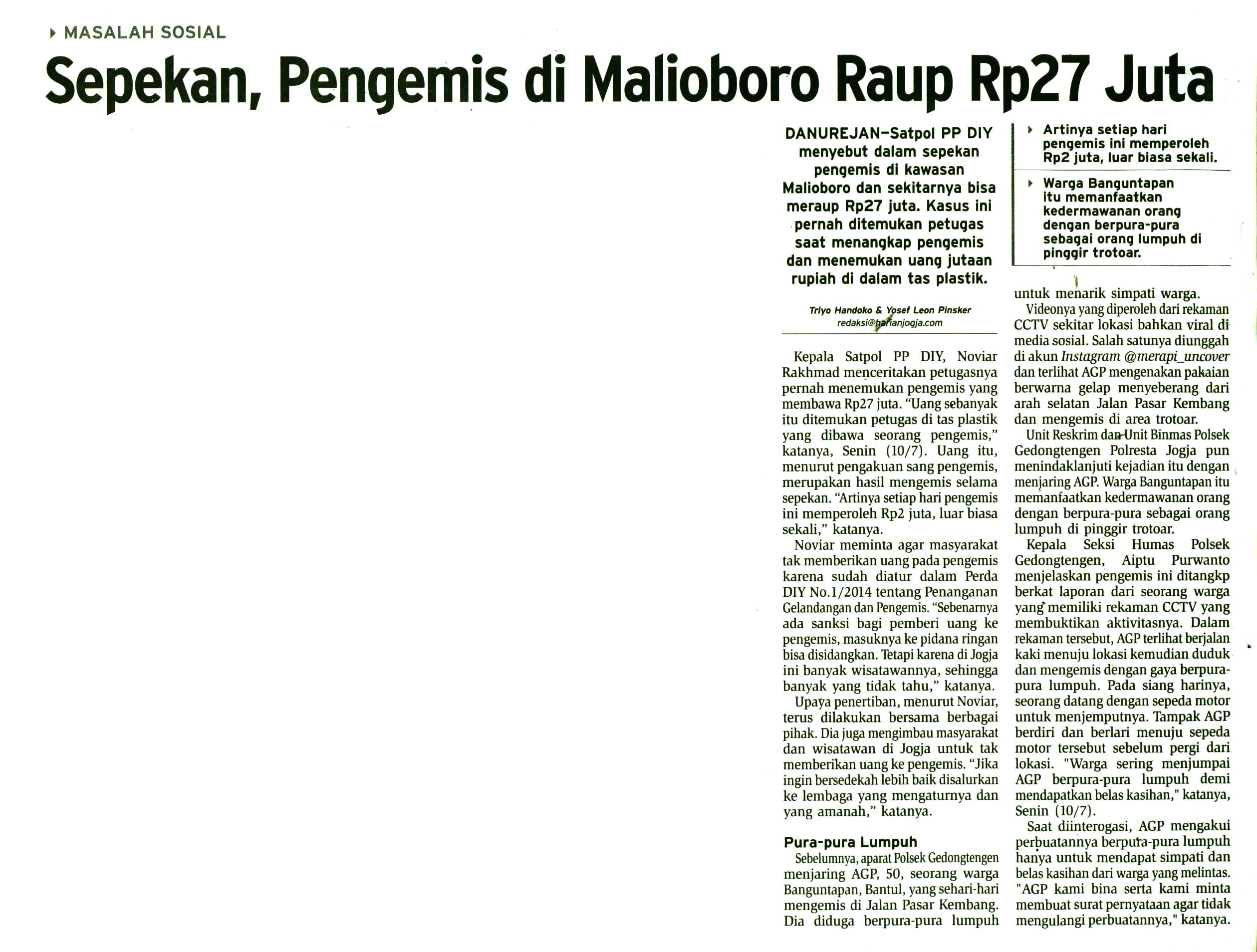 Kliping jogja terbaru