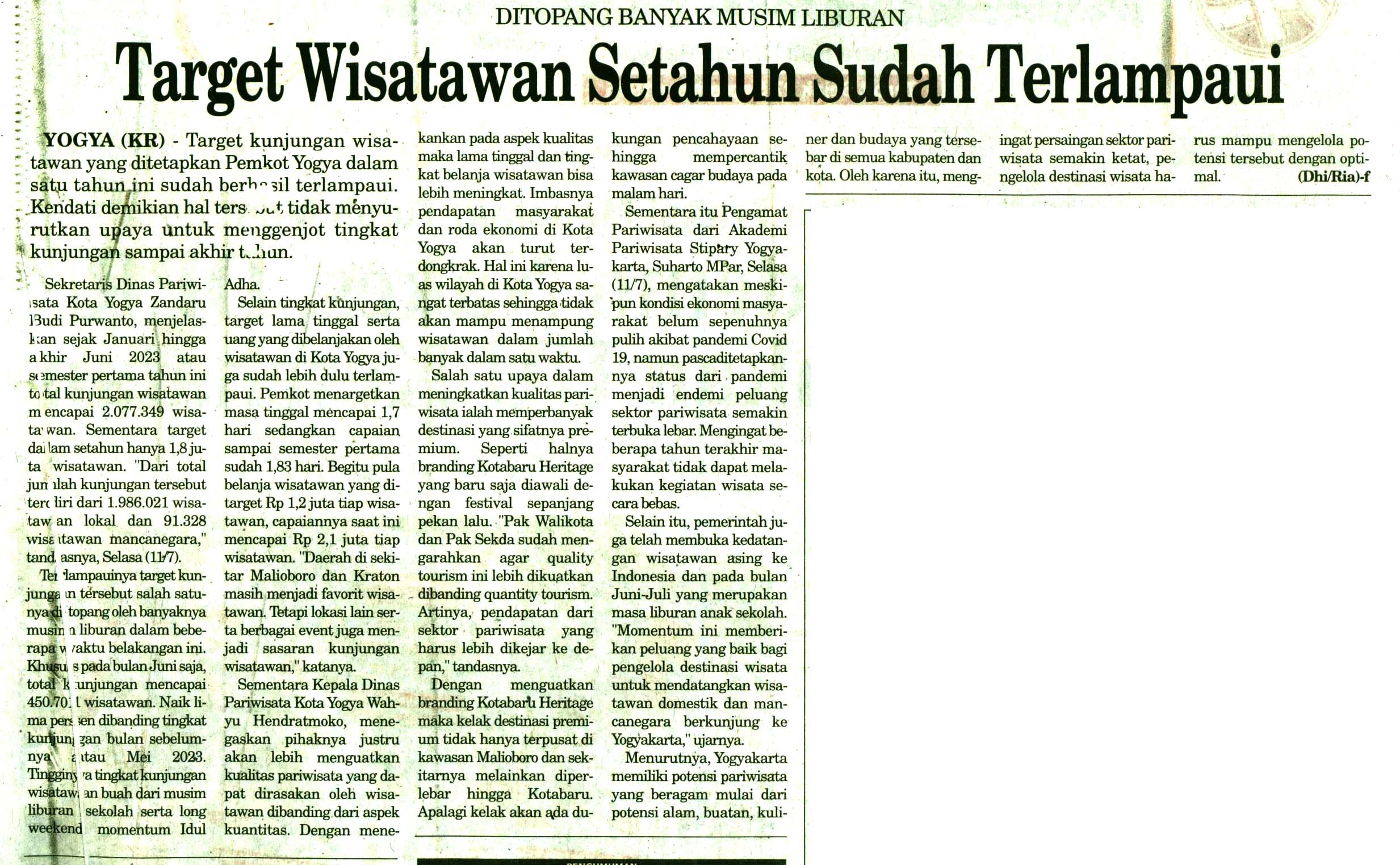 Kliping jogja terbaru