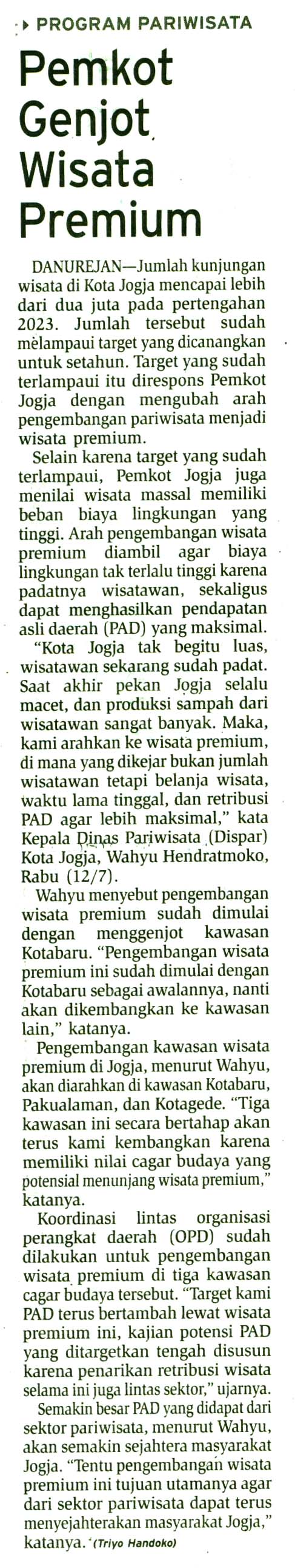 Kliping jogja terbaru