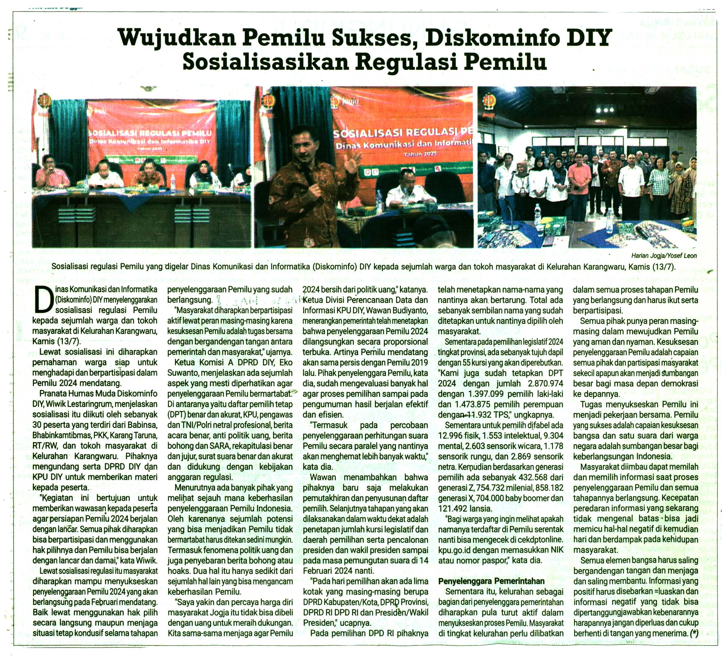Kliping jogja terbaru