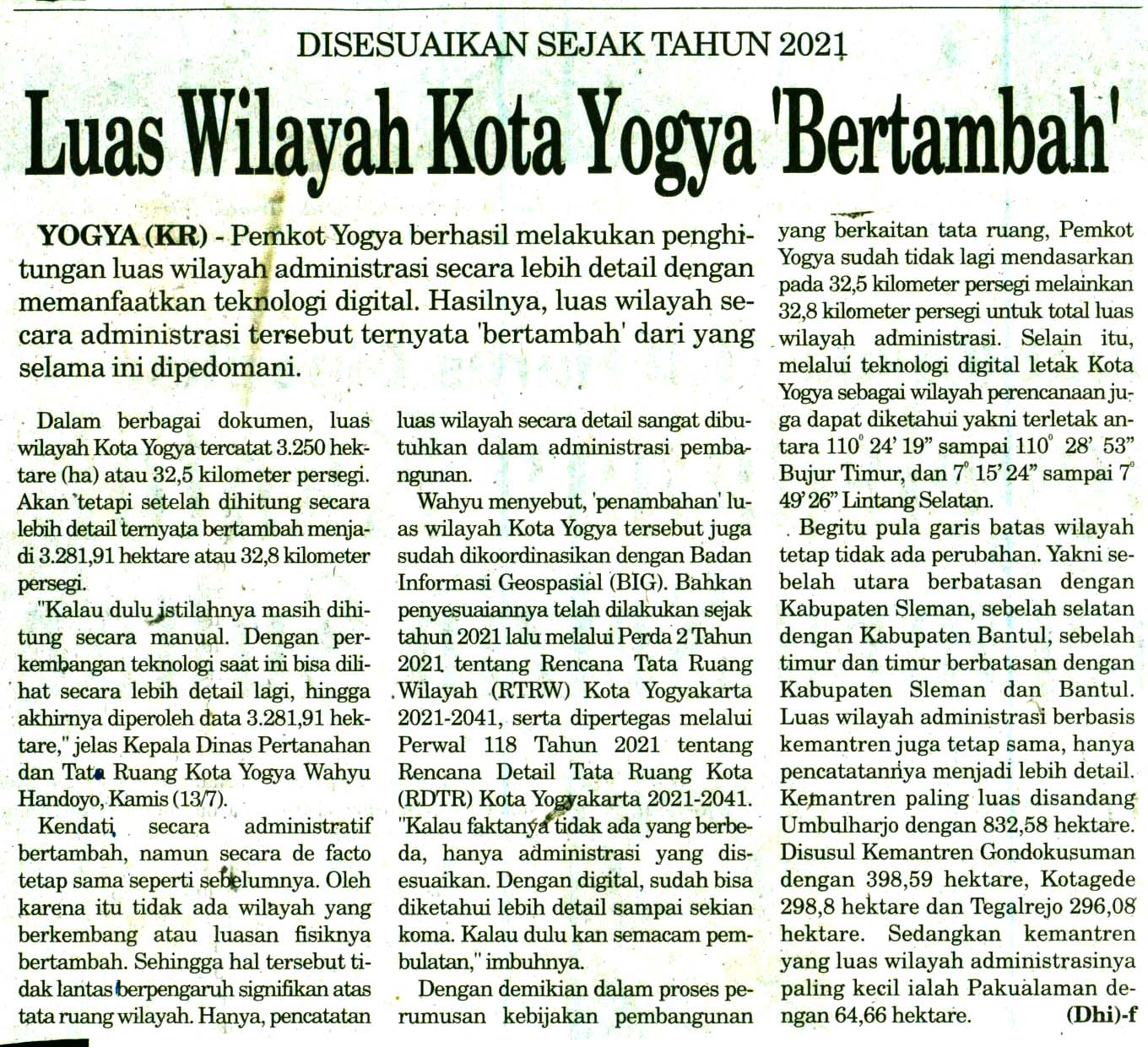 Kliping jogja terbaru